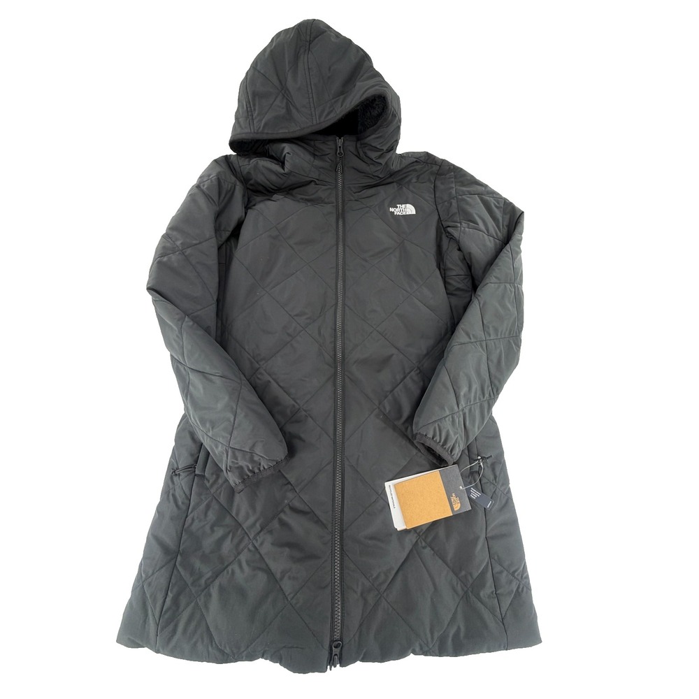 The North Face Women Shady Glade Insulated Hooded Parka Black NF0A84JA Small S